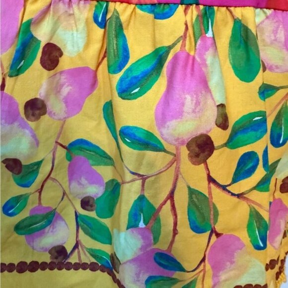 FARM Rio Multicolor Banana Print Boho Maxi Dress - Size L - Picture 8 of 14